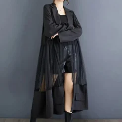 Jassen Dames*LINZEIGH - Elegante Zomer Trench Coat voor Dames