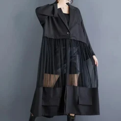 Jassen Dames*LINZEIGH - Elegante Zomer Trench Coat voor Dames