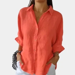 Blazers & Blouses Dames*Liva - Casual zomerblouse voor vrouwen - Perfect voor Lente en Zomer