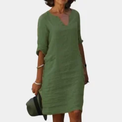 Jurken & Jumpsuits Dames*Livia - Casual zomerjurk voor vrouwen - Perfect voor Lente en Zomer