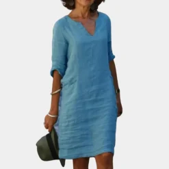 Jurken & Jumpsuits Dames*Livia - Casual zomerjurk voor vrouwen - Perfect voor Lente en Zomer