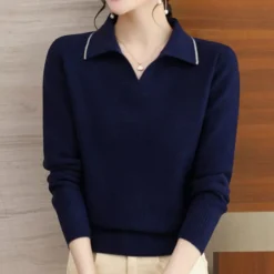 Truien & Vesten Dames*Liviya - Dames Elegante Zomerkraagtrui