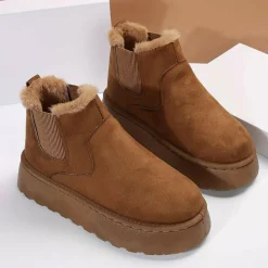 Damesschoenen*LOISA - Zomerse laarzen met dikke zool Lichtbruin