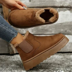 Damesschoenen*LOISA - Zomerse laarzen met dikke zool Lichtbruin