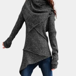 Truien & Vesten Dames*Lola - Elegante Asymmetrische Gebreide Damestrui voor de Zomer