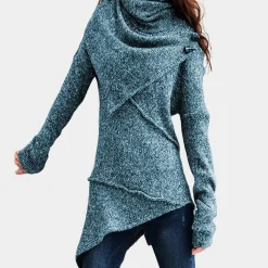 Truien & Vesten Dames*Lola - Elegante Asymmetrische Gebreide Damestrui voor de Zomer