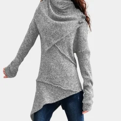 Truien & Vesten Dames*Lola - Elegante Asymmetrische Gebreide Damestrui voor de Zomer