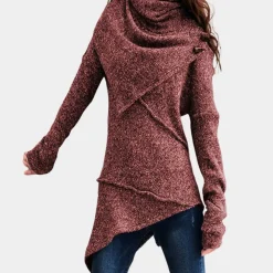 Truien & Vesten Dames*Lola - Elegante Asymmetrische Gebreide Damestrui voor de Zomer