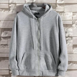 Truien & Vesten Heren*Lorand - Comfortabele Zomer Hoodie met rits voor heren