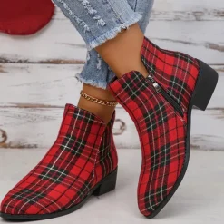 Damesschoenen*LORELY - Stijlvolle Zomerlaarzen voor Dames Rood