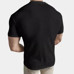 Shirts Heren*Lorenzo - Ademend gebreid herenoverhemd voor de zomer