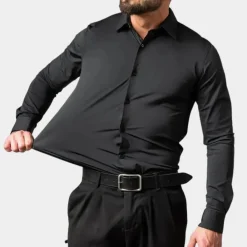 Shirts Heren*Lorenzo - Heren Ultra-Flex Zomer Overhemd