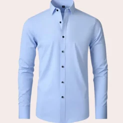 Shirts Heren*Lorenzo - Heren Ultra-Flex Zomer Overhemd