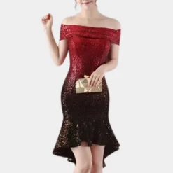 Jurken & Jumpsuits Dames*Loretta - Elegante zomerse paillettenjurk voor dames