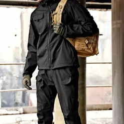 Sets Heren*LOUIS - Lente/Zomer hooded jas en cargo broek set