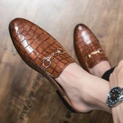 Schoenen Heren*LUCA - Stijlvolle zomerse loafers met open achterkant