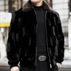 Jassen Heren*LUCAS - Veelzijdige Winterjas voor Heren Zwart