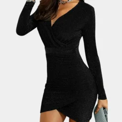 Jurken & Jumpsuits Dames*Lucie - Elegante bodycon damesjurk met lange mouw voor de zomer