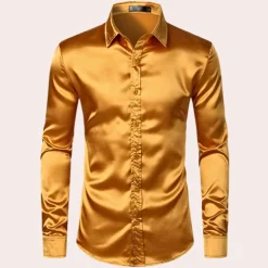 Shirts Heren*Lucien - Stijlvol herenoverhemd met lange mouwen voor de zomer