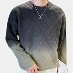 Truien & Vesten Heren*LUCIFER - Luchtige Zomertrui voor Heren Donkergrijs