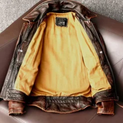 Jassen Heren*Lucka - Premium retro zomerjas voor heren Bruin