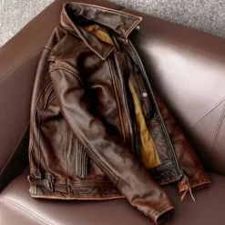 Jassen Heren*Lucka - Premium retro zomerjas voor heren Bruin