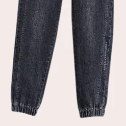 Broeken & Rokken Dames*Lucrezia - Casual damesjeans met verstelbaar koord voor de zomer