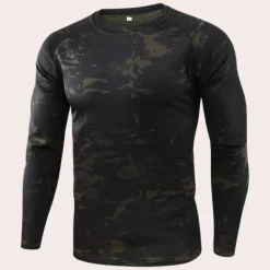 Shirts Heren*Ludvig - Trendy Camouflage herenhemd met lange mouwen voor de zomer