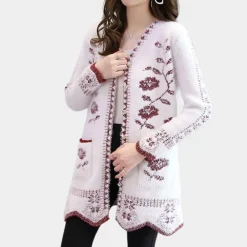 Truien & Vesten Dames*Lunaria - Zomers gebloemd damesvest