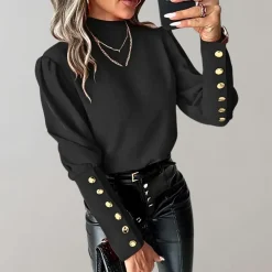 Blazers & Blouses Dames*Luvia - Stijlvolle zomerse damesblouse met kant