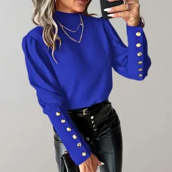 Blazers & Blouses Dames*Luvia - Stijlvolle zomerse damesblouse met kant