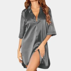 Jurken & Jumpsuits Dames*Luxe & comfortabele dames slaapjurk voor de zomer