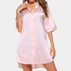 Jurken & Jumpsuits Dames*Luxe & comfortabele dames slaapjurk voor de zomer