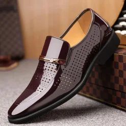 Schoenen Heren*Luxe zakelijke herenschoenen voor de zomer