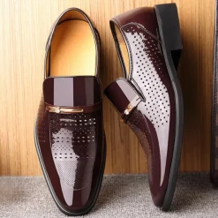 Schoenen Heren*Luxe zakelijke herenschoenen voor de zomer