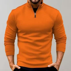 Shirts Heren*Lyyti - Lichte zomertrui met rits voor heren