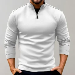 Shirts Heren*Lyyti - Lichte zomertrui met rits voor heren