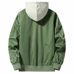 Jassen Heren*MACIEJ - Trendy zomerjas met capuchon voor mannen