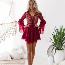 Jurken & Jumpsuits Dames*MADDIE - Stijlvolle zomer mini-jurk