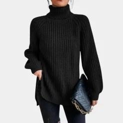 Truien & Vesten Dames*Madeleine - Luchtige coltrui voor dames, perfect voor de lente en zomer