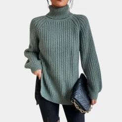 Truien & Vesten Dames*Madeleine - Luchtige coltrui voor dames, perfect voor de lente en zomer