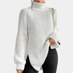 Truien & Vesten Dames*Madeleine - Luchtige coltrui voor dames, perfect voor de lente en zomer