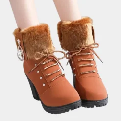 Damesschoenen*MADELYN - Veelzijdige Zomerse Laarzen met Hak voor Dames