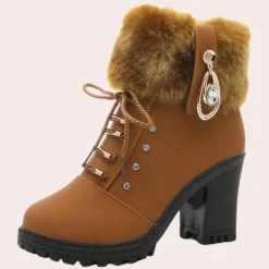 Damesschoenen*MADELYN - Veelzijdige Zomerse Laarzen met Hak voor Dames