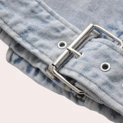 Jassen Heren*MAILE - Stijlvolle Zomerse Denim Jas voor Dames Lichtblauw