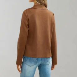 Jassen Dames*Maiuc - Stijlvol suède damesjack voor de zomer