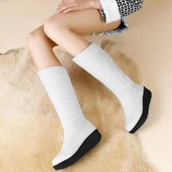 Damesschoenen*Maja - Elegante Hoge Kuit Zomerlaarzen voor dames