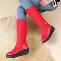 Damesschoenen*Maja - Elegante Hoge Kuit Zomerlaarzen voor dames