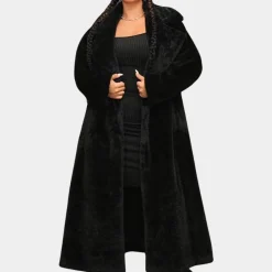 Jassen Dames*MALIE - Stijlvolle Jas voor Dames Zwart