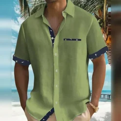 Shirts Heren*MALO - Elegant zomer overhemd voor mannen